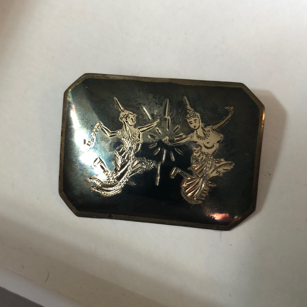 Siam silver broach